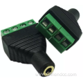 Stereo Male to AV Screw Terminal Stereo Jack